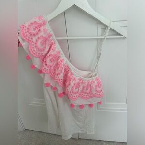 Lily Pulitzer one shoulder top